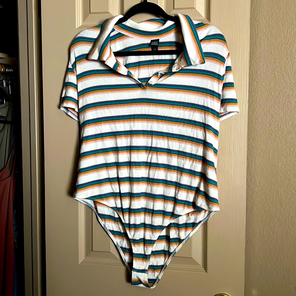 Stripe bodysuit. Wild Fable